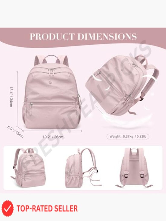 Mini Backpack Lightweight Nylon Daypack City Pack Versatile Ladies Backpack main image 5